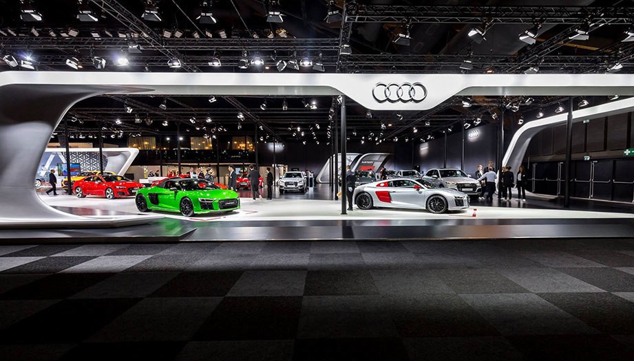 Le stand Audi en images